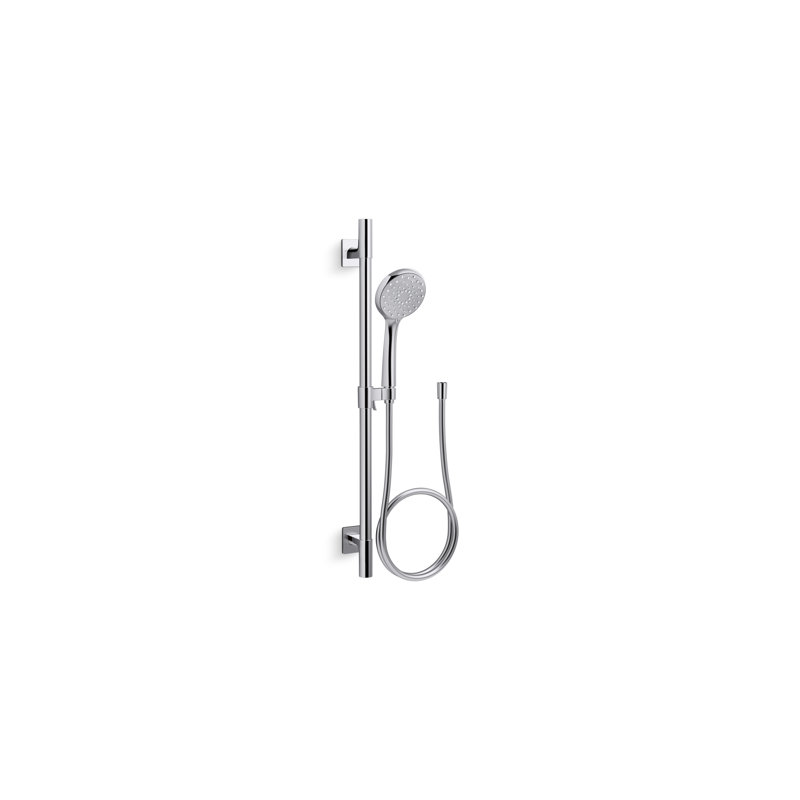 Awaken B110 24 In. Deluxe Four-Function Handshower Kit, 2.5 Gpm, Polished Chrome