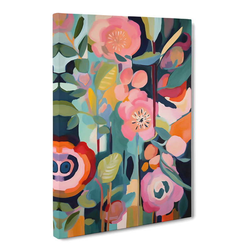 Modern Flowers Orphism Vol.10 - Wrapped Canvas, 50cm H x 35cm W x 3cm D