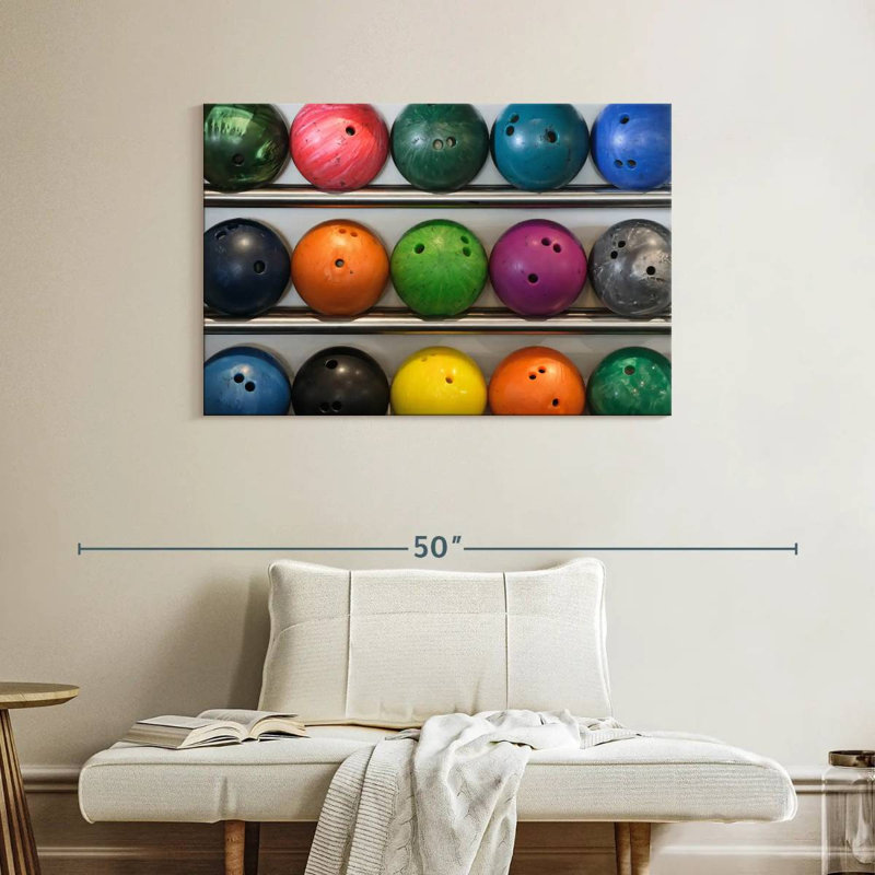 Sireci Bowling Balls, 26" H x 39" W