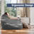 Compression Lazy sofa living room bedroom single sofa chair corduroy fabric sofa-1635936524