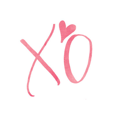 Xo Glitter - Wrapped Canvas Print