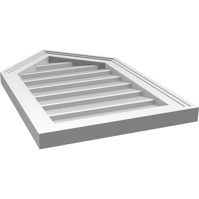 Ventilateur à pignon en uréthane non-fonctionnel Signature, H 26 po x l 16 po x P 1,5 po