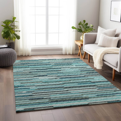 Premium Machine Washable Mayfield AMF114 Abstract Rug