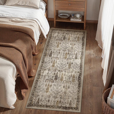 Non-Slip Machine Washable Room Area Rug