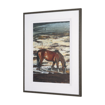 Davante Echoes II By Studio Hand Embelished Textured Framed Artwork Matted Under Glass