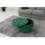 Adysen 55cm Wide Velvet Tufted Circle Pouf Ottoman with Storage