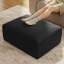 Pouf de compression de 31 po en velours côtelé rectangulaire avec repose-pieds et module modulaire pour canapé modulaire-129996509