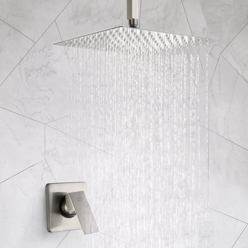 Shower Faucet with Rough in-Valve, Chrome