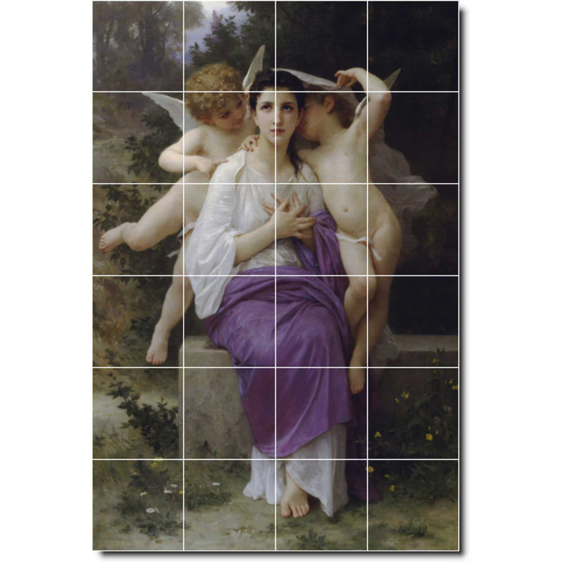 Carreau de céramique 48 po x 72 po 12 po x 12 po, Ange 883