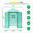 Walk-In Greenhouse Hexagonal Upgrade Reinforced Frame Heavy Duty Plastic Greenhouse Reinforced Thickened Waterproof Insulation-110646430