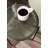 Eveland Modern Round Glass Side Table