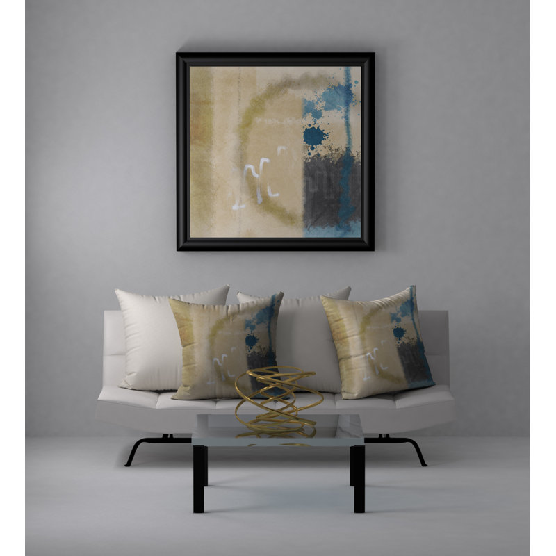 Housse de coussin carrée crémeux discount et insert, 24 po x 24 po