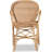 Censu Armchair in Rattan Natural Brown