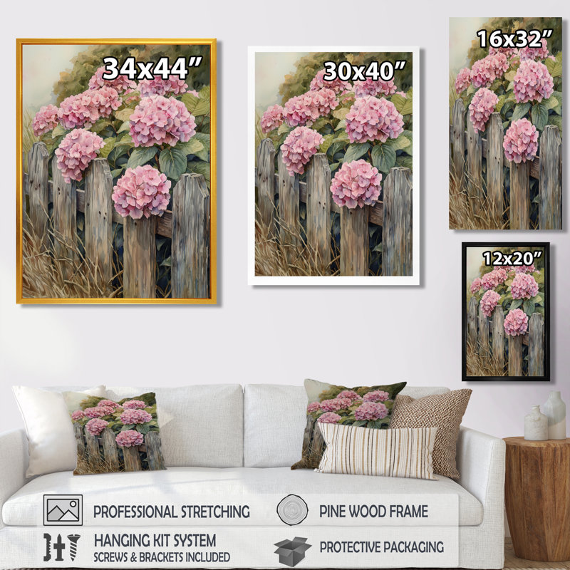 Ebersole - impressions sur toile florales, Noir, noir, noir, noir, H 20 po x l 12 po