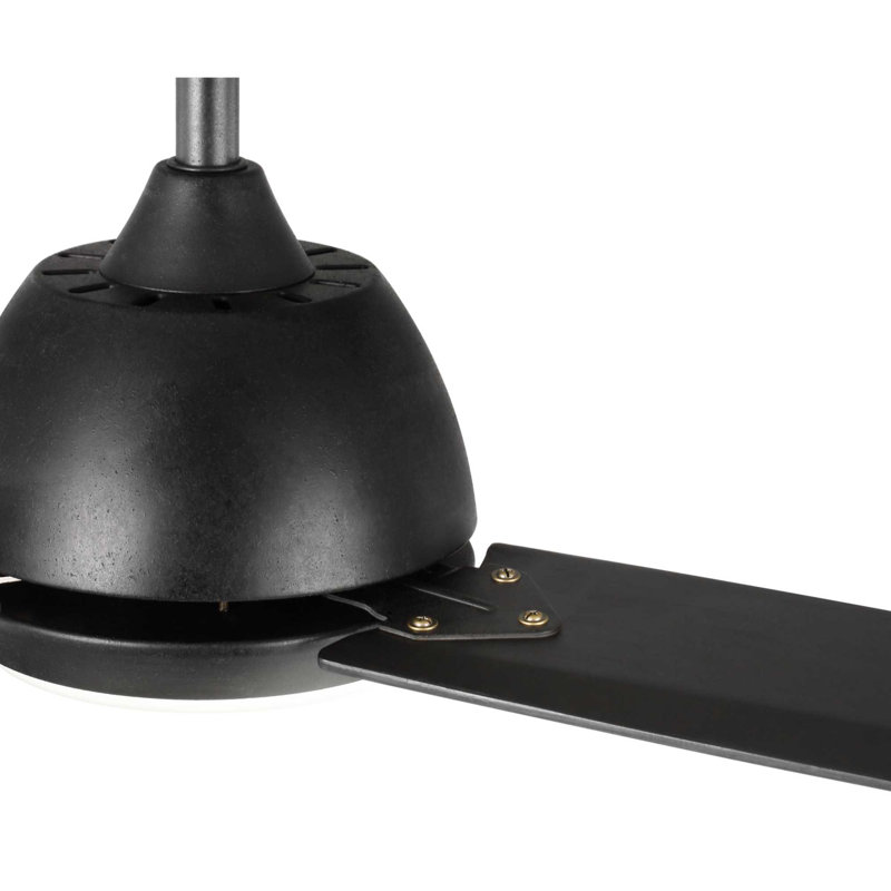 Oriole 60'' Black Ceiling Fan with LED Light and Remote
