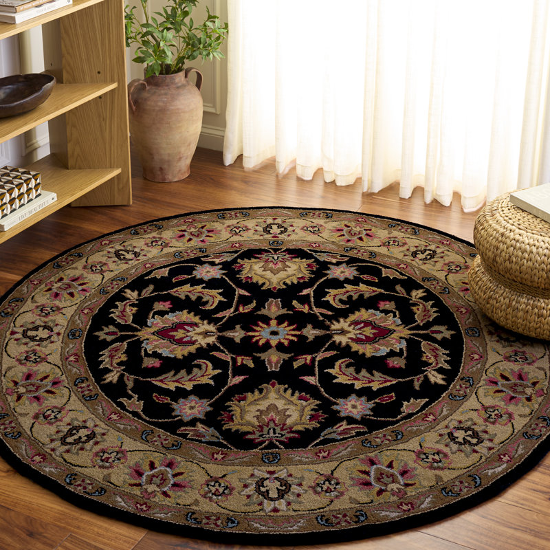 Cranmore Hand Tufted Wool Oriental Rug, Round 6'