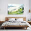 «Evergreen Abstract Contemporary Forest Landscape», art mural-78865750