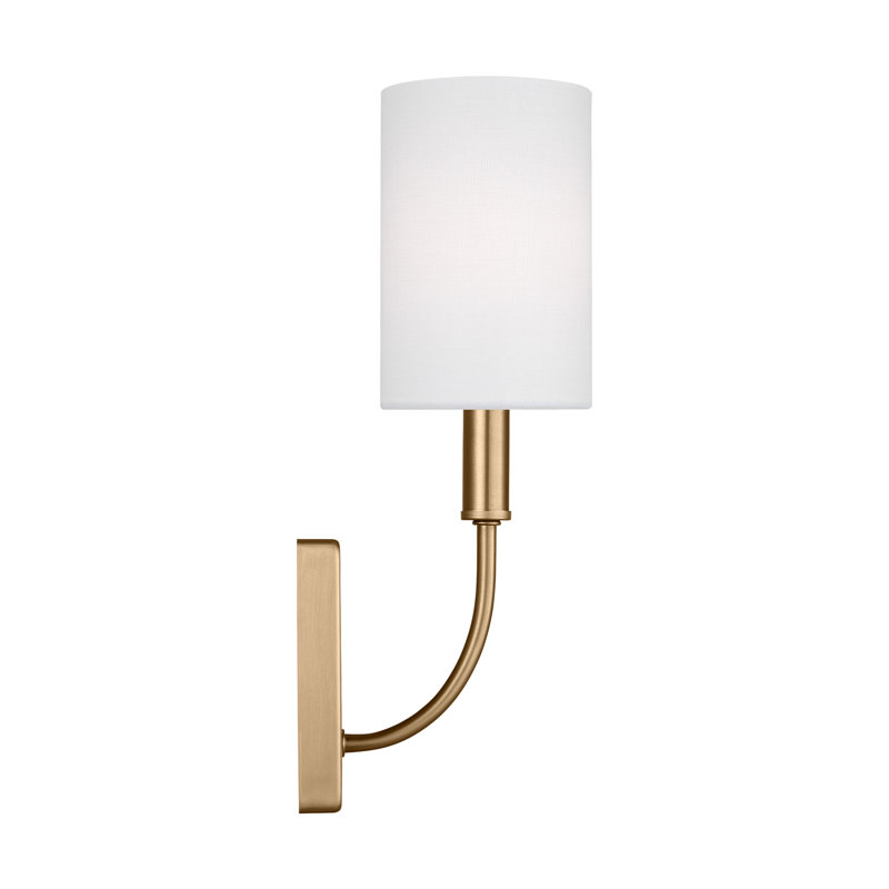 1 - Light Bath Sconce, Satin Brass