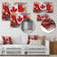 Drapeau canadien flottant - décoration murale drapeau en métal-639180332