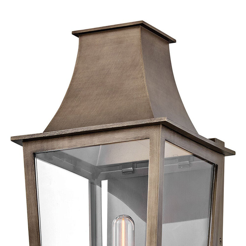 Georgetown 1 - Light Outdoor Wall Lantern, Burnished Bronze, 26.75" H x 8.5" W x 9.75" D