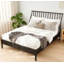Lit plateforme en bois de bambou massif avec tête de lit haute de 46,5 po-1869798505-1869798511