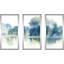"Blue Pond Reflections" par Katrina Pete, impression sur acrylique 3 pièces-1563351087