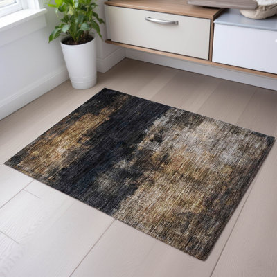 Premium Machine Washable Jessie AMF1209 Abstract Rug