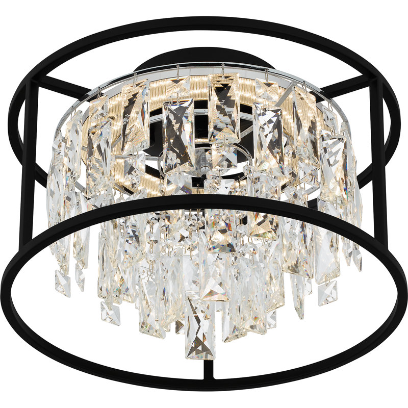 Amberlee Glass LED Flush Mount