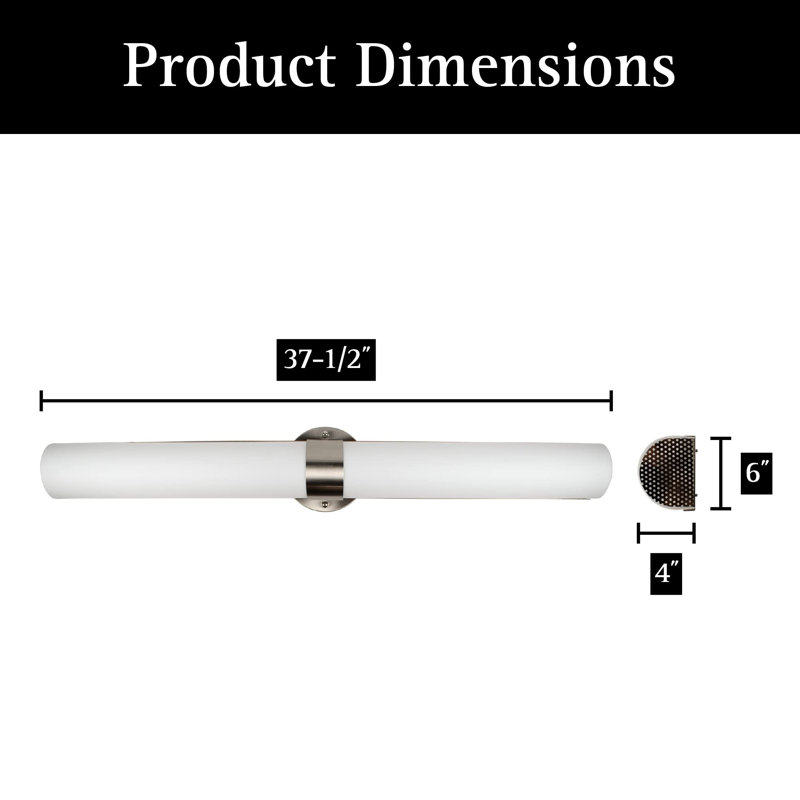 Barre d'éclairage de salle de bain 1 lumière Keech