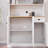 Cabinet 71" Kitchen Pantry Storage With Microwave Oven Countertop, Freestanding Hutch Cabinet With Adjustable Shelves, 6 Doors And 1 Drawer-1798992708