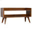 Banc de rangement châtaignier nordique, bois massif
