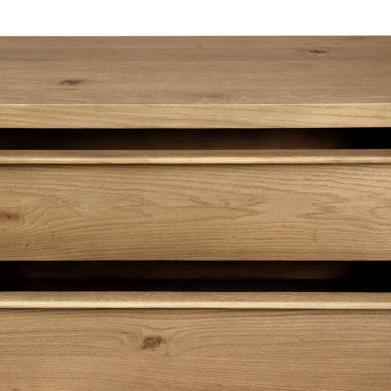 Aramis 2 - Drawer Nightstand, Sandy Oak Resawn