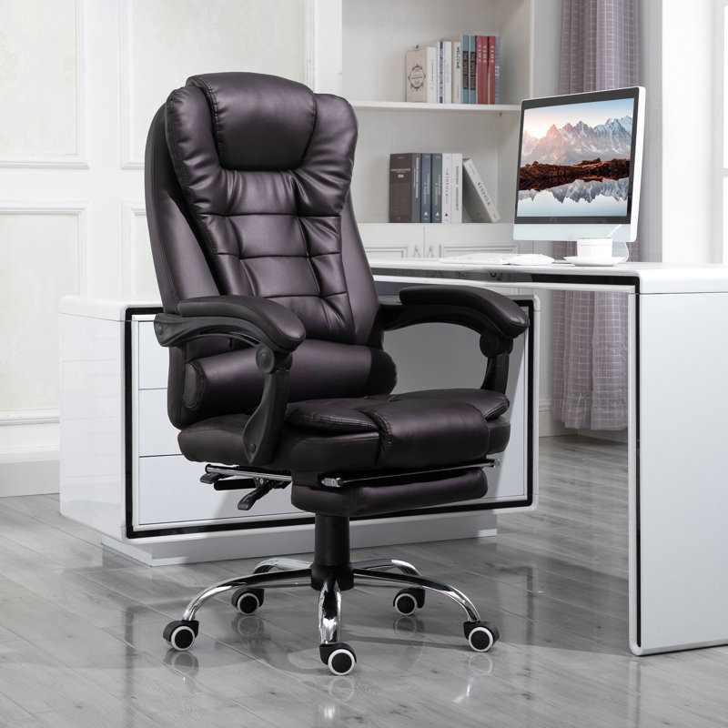 Yeldell Executive Chair with Headrest, Brown