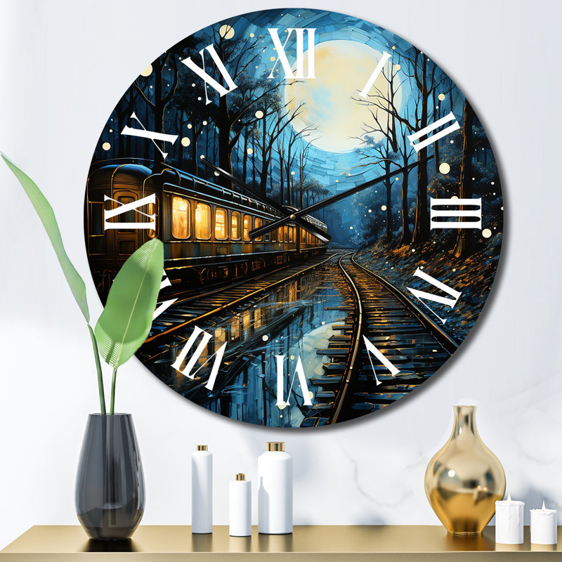 Dingyue - Transportation Wall Clock, Small