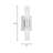 Evelien 2-Light Dimmable Metal Vanity Light-1982308277-1969485652-1969485649