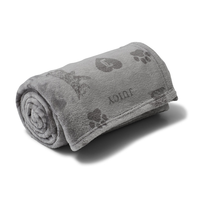 Animal Print Fleece / Microfiber Pet Blanket