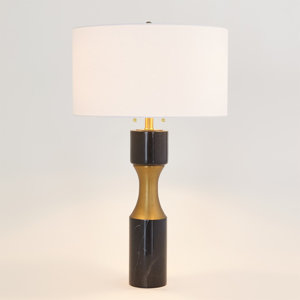 Marble Cinch Lamp-Black