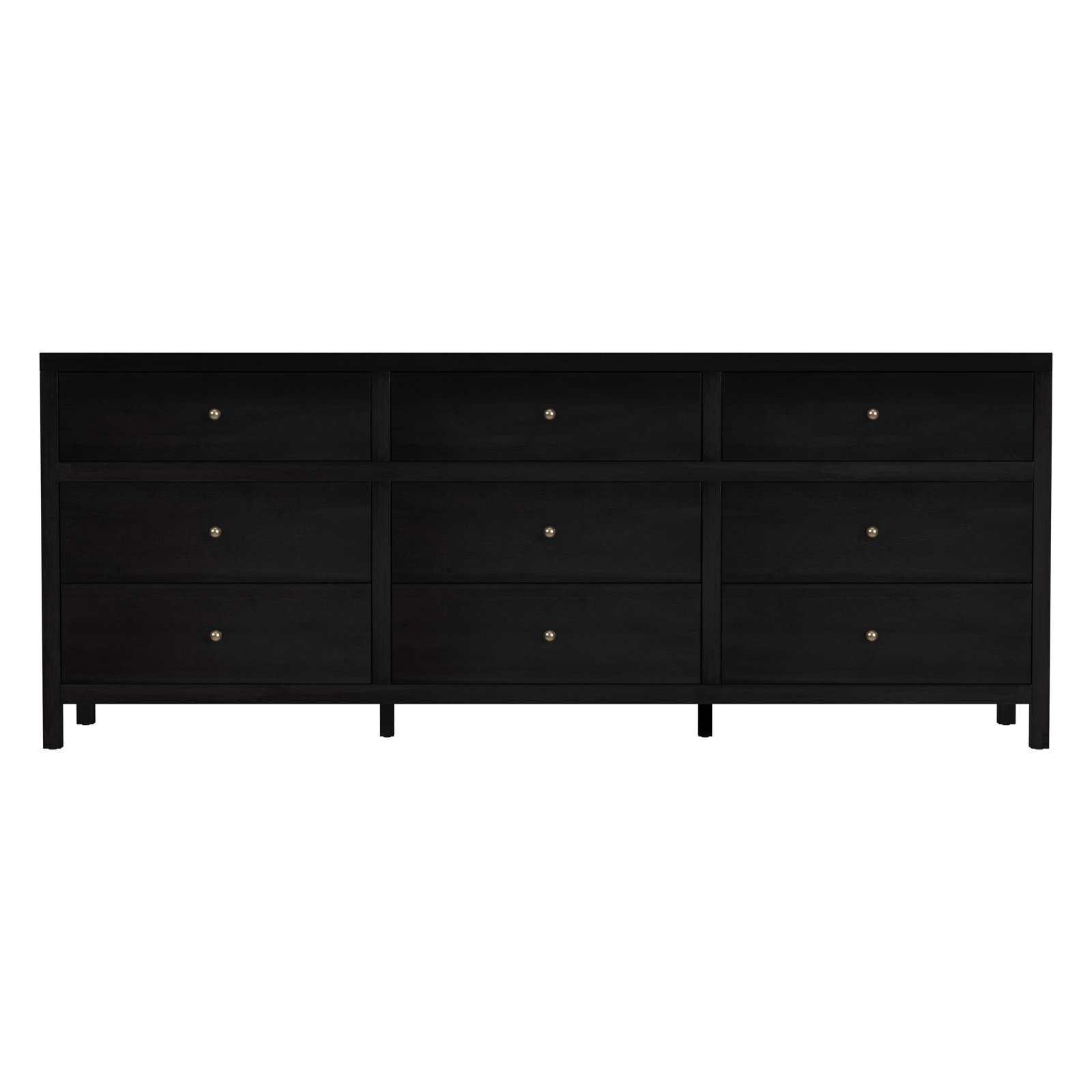 Celine 84" Acacia Double Dresser, Antique Coffee