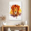Peinture de tête de lion Brampt-108355244