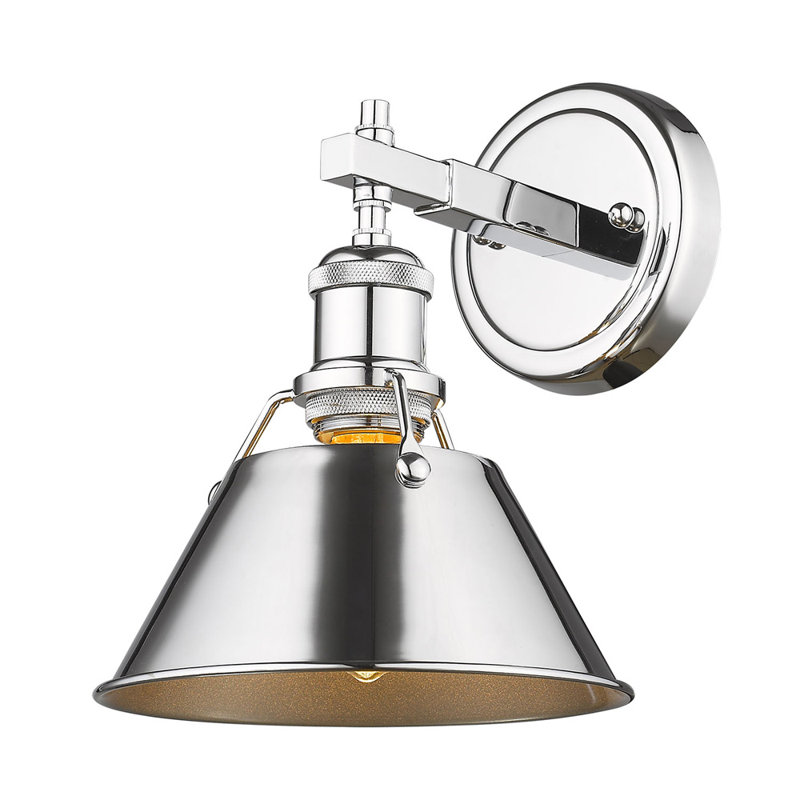 Éclairage pour meuble-lavabo en acier à intensité variable Felda, Chromé, Chrome, 1 lumières