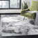 Swindle Abstract Grey/Silver Area Rug