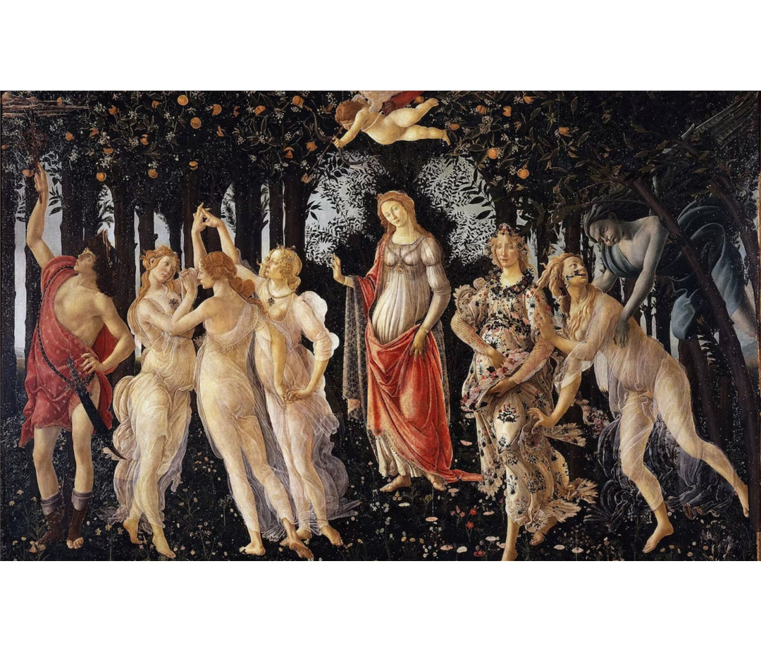 Primavera von Sandro Botticelli Wandbehang