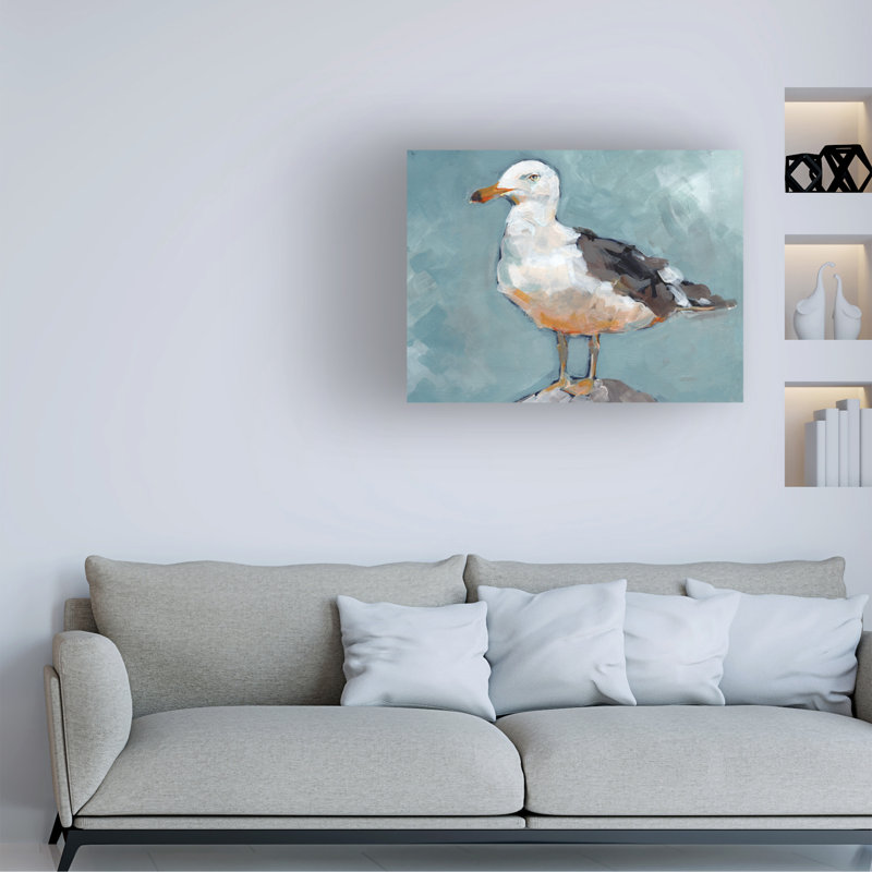 Jennifer Paxton Parker, «Seagull Stance II», art sur toile, H 14 po x l 19 po x P 2 po
