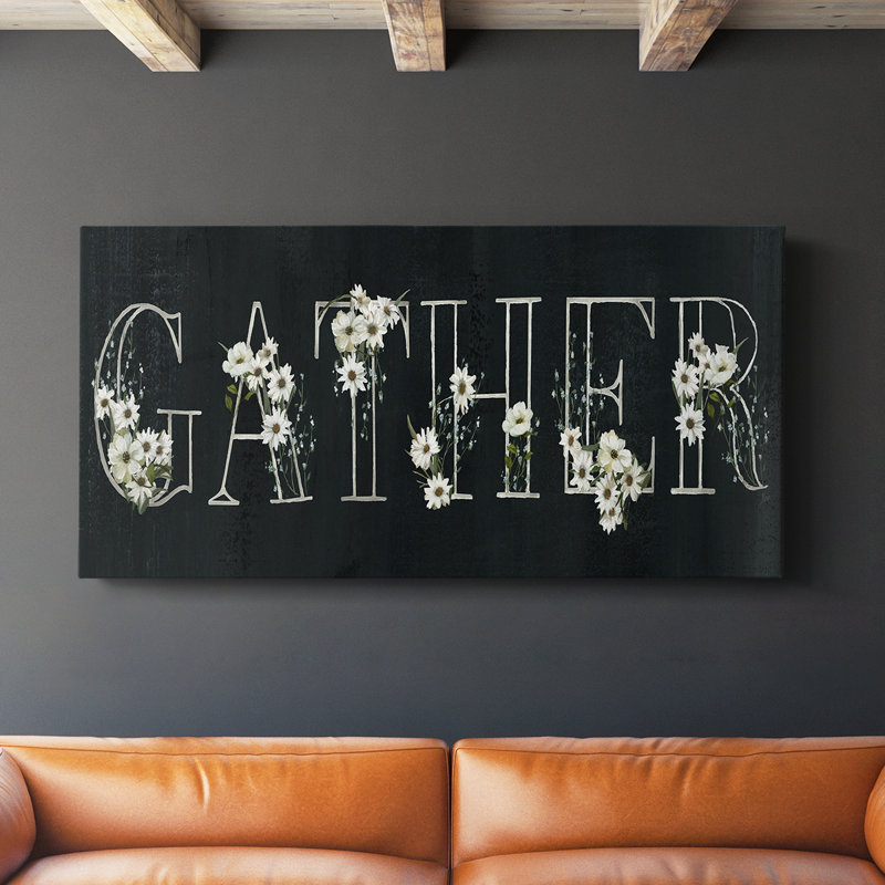 Gather- Gallery Wrapped Canvas -Ready to Hang, 16" H x 32" W