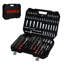 Black Socket And Ratchet Wrench Tool , 171pcs Carbon Steel Tools In Toolbox, For Car Repair, With Lock, Homeowners Toolbox Wrench, Mechanics Diy Enthusiasts, , Easy To Carry