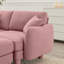 Boucle Fabric 2-Seat Sofa Including 2 Pillows-689569437-689569439-689569432