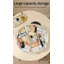 Trousse de maquillage beige à cordon de grande capacité, organisateur de cosmétiques en polyuréthane élégant, trousse de voyage imperméable et durable avec conception à plat facile à nettoyer-1575329328