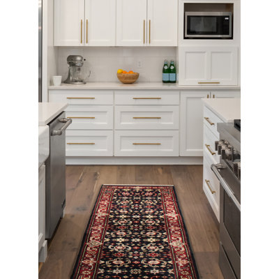 Serapi Heritage Dark Navy Rug 2'6" x 7'10"