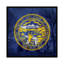«Flags Nebraska Capitol Building», impression sur toile-1124791930-1204228746-1204228747