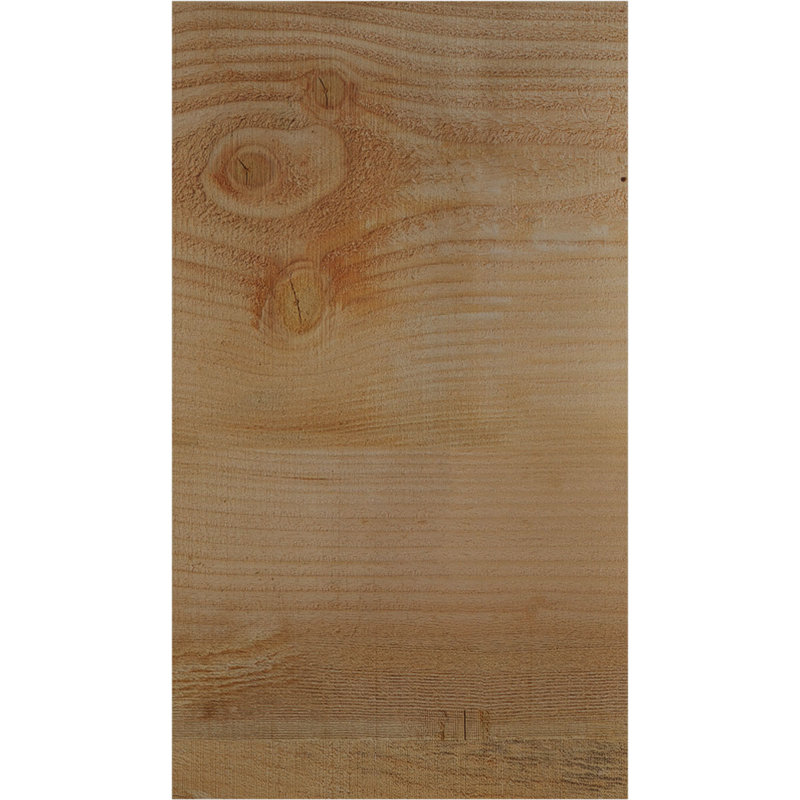 Corbeau Monterey avec plaque arrière, H 14 po x l 8 po x P 14 po, Sapin de Douglas, Sciage brut